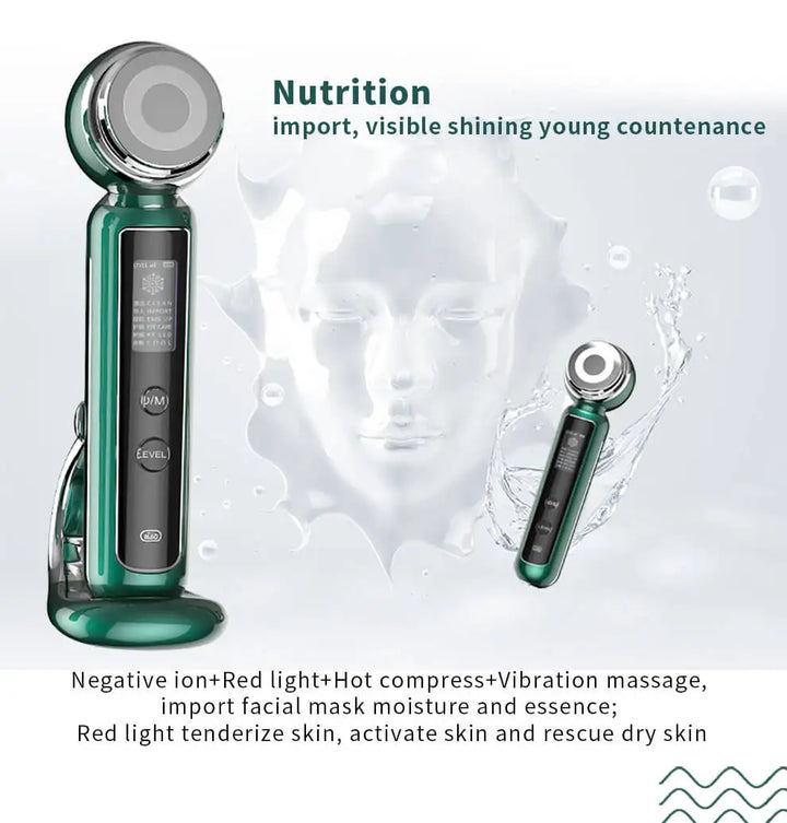 led rf ems beauty instrument portable face radio frequency