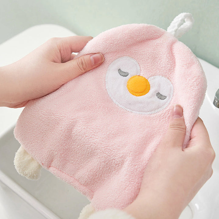 Creative Cute Absorbent Hand Towel Skin-friendly Gentle Water-absorbent Towel for Sensitive Skin Baby