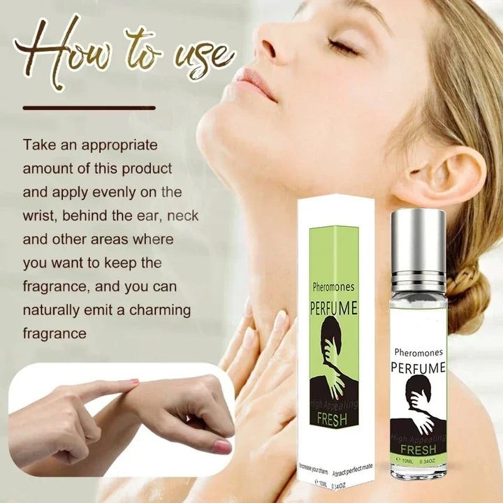 Sexy Sexual Flirting Pheromone Perfume Oil for Men and Women, Long-lasting Aroma Perfume Essential Oils