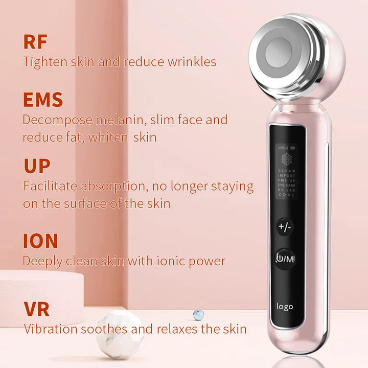 led rf ems beauty instrument portable face radio frequency