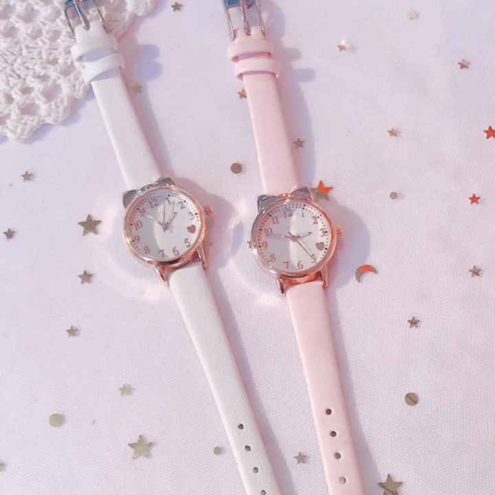 Fashion Love Digital Dial Children Watch Set