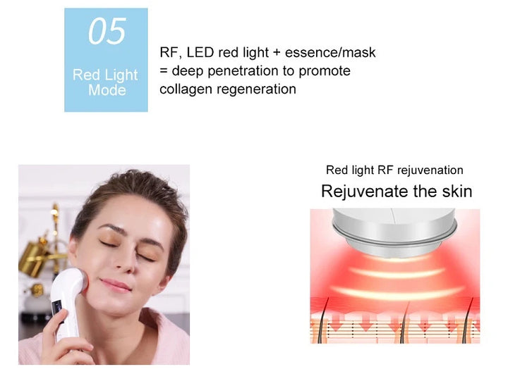 Face Lift Machine RF Skin Tightening Eye Multifunctional Beauty Care Vibration Device