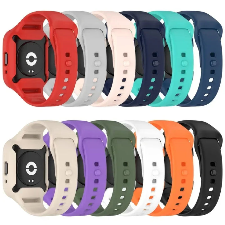 Silicone Strap+Case for Redmi Band 3 Cover Smart Bracelet Bumper For Redmi Watch3 Active/Lite Sport Protective Replacement Shell